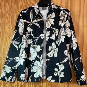 Chico's Floral Jacket